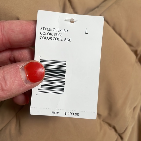 Spyder Thermaweb Jacket beige large new with tags - Picture 5 of 7